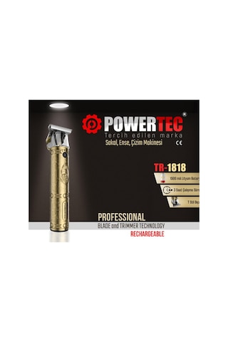 Powertec Ense Sakal Kesme Makinesi Tr1818