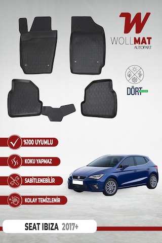 Seat Leon Paspas 2017 Sonrası 3d Havuzlu Paspas Seti