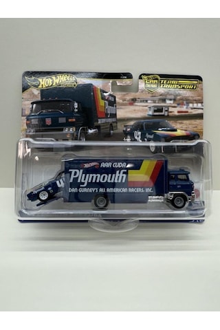 Hot Wheels Team Transport Dan Gurney S 70 Plymouth Aar Cuda 1/64 Model Araba