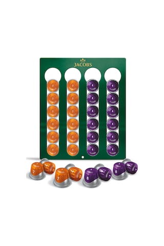 Jacobs Nespresso Uyumlu Kapsül Hediye Seti Espresso 7 Classico & Lungo 8 Intenso 100 Adet