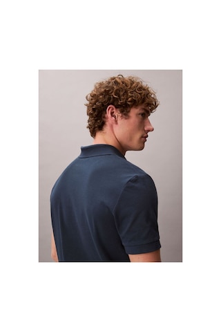 Calvin Klein Erkek Normal Kesim Pamuklu Kısa Kollu Lacivert Polo Yaka T-shirt-16176 Lacıvert
