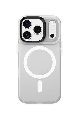 Apple Uyumlu iPhone 17 Pro Kılıf M-safe Şarj Özellikli Benks Lucid Armor Kapak Beyaz