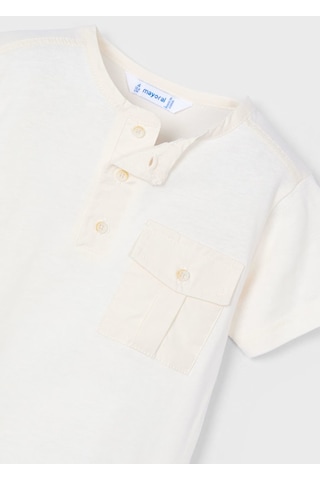 Mayoral Erkek Çocuk T-shirt 3033m Krem
