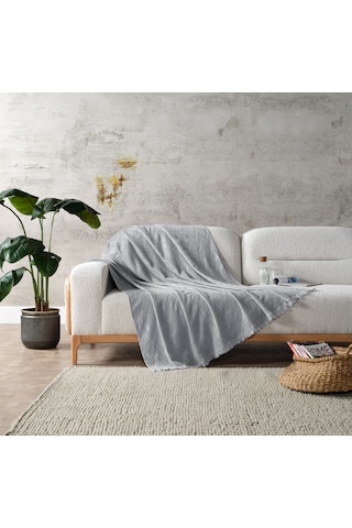 Adora Koltuk Şalı Gri - 130x170 Cm