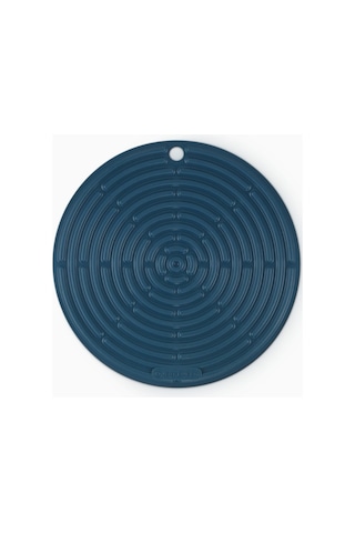 Le Creuset Yuvarlak Silikon Nihale & Tencere Tutacağı Mutfak Ekipmanları Koyu Mavi