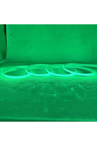 Yüksek Lümenli Neon Şerit Led 100 Metre 220v 6x10 Mm Renk Seçimi-Metre Seçimi Yeşil-100 Metre