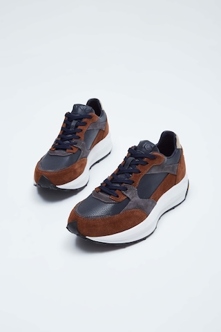 Tamer Tanca Erkek Hakiki Deri Taba Sneakers & Spor Ayakkabı 698 1053-4 Erk Ayk Sk23/24 Taba Suet/lacı Taba
