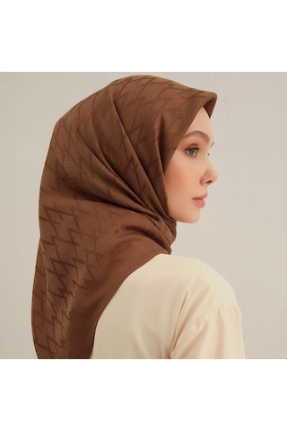 Armine E00oa0444082 74 Armine Lyocell Eşarp 1 Kahverengi