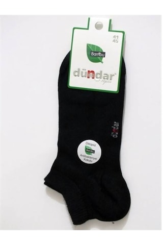 Dündar 6' Lı Bambu Parfümlü Patik Erkek Çorap Siyah