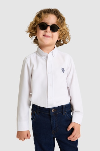U.s. Polo Assn. Erkek Çocuk Beyaz Gömlek Basic 50324687-vr013