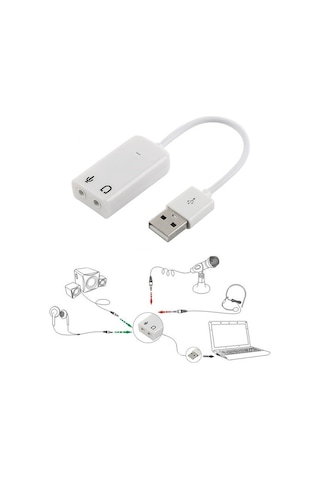 Wozlo 7.1 USB Ses Kartı
