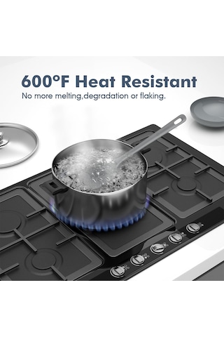 Shineyee Gri Yemek Grade Silikon Spatula Seti 6 Parça - 244 C Isı Dayanıklı, Derin Kadeh Tasarımı, Fritöz Ve Pişirme İçin Büyük-küçük T-kasa, Spatula, Fırça Dahil