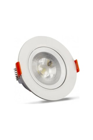 Elektrikhouse 5w Ilgaz Beyaz Kasa Spot Beyaz Işık Beyaz