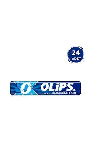 Olips Mentol & Okaliptus Aromalı Bonbon Şekerleme 24 x 28 G
