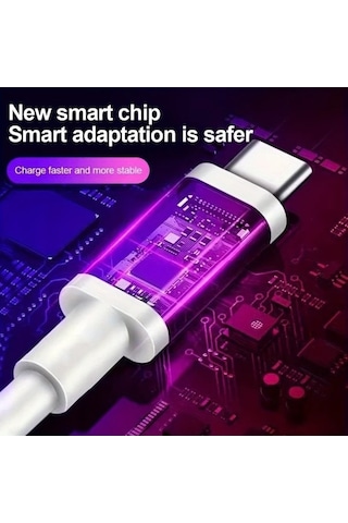 Fastbuy Dream011 120w Hızlı Şarj Kablosu 6a Usb-c 2m Xiaomi Huawei Redmi İçin Uyumlu 3 Adet Surge Flash Charge