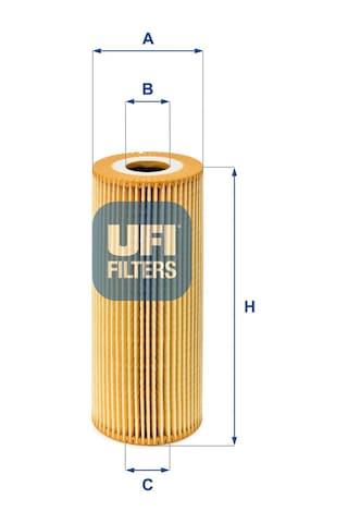 Ufı Ufi Yağ Filtresi Golf Iv, Passat, Polo Iıı, Crafter 25.011.00
