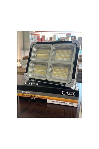 Astec Ct-4698 Miami Solar Led Projektör Yeni Solar Panel Ve Pil Ömrü Güçlendirilmiş