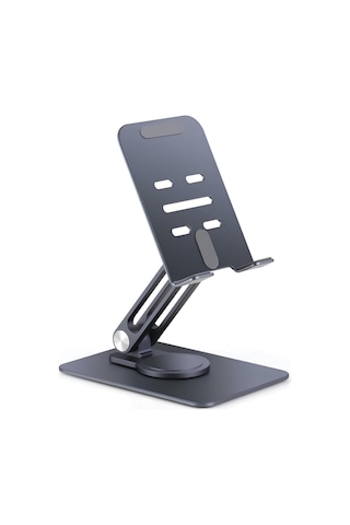 Cosmostech Telefon Ve Tablet Tutucu 360 Hareketli Katlanabilir Metal Masaüstü Stand Alüminyum