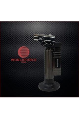 Worldforce Profesyonel Pürmüz Kamp Çakmağı Yüksek Isı Üretir N11.3465 Siyah