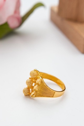 Latif Kuyumculuk 22 Ayar Altın Füzyon Döküm Kalemli Yüzük Lkyzk1521