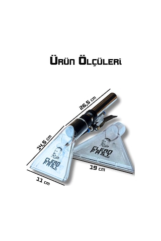 Halı Ve Koltuk Yıkama Başlığı Vakum Aparatı Metal Tetikli Cleanfast Uyumlu