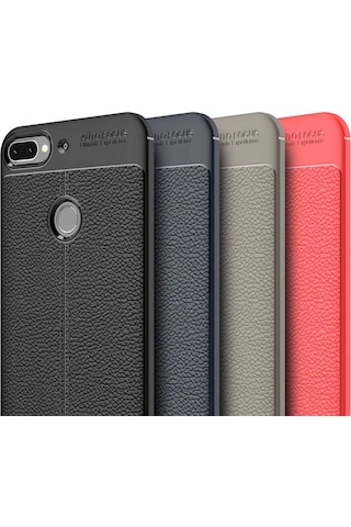 Htc Desire 12 Plus Kılıf Deri Tarzı Niss Silikon Case