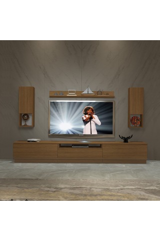 Decoraktiv Trendstyle 270das Slm Tv Ünitesi Tv Sehpası Ceviz