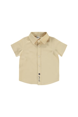 Civil Baby Klasik 6-18 Ay Gömlek - Kahverengi 6-9 Ay Sütlü Kahve