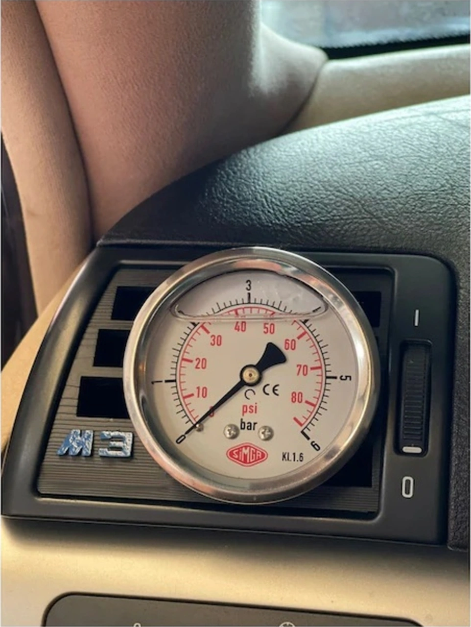 Bmw E46 Vent Pod Havalandırma Gösterge Pod 63 Mm