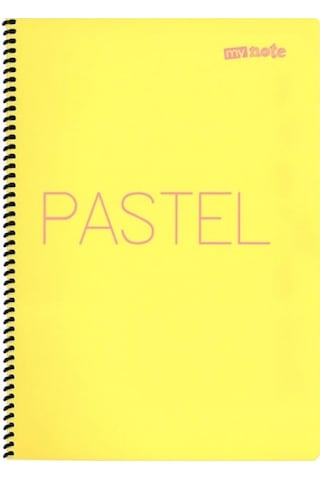 Mynote Flex Pastel Defter Spiralli Pp Kapak 60Yp Kareli A4