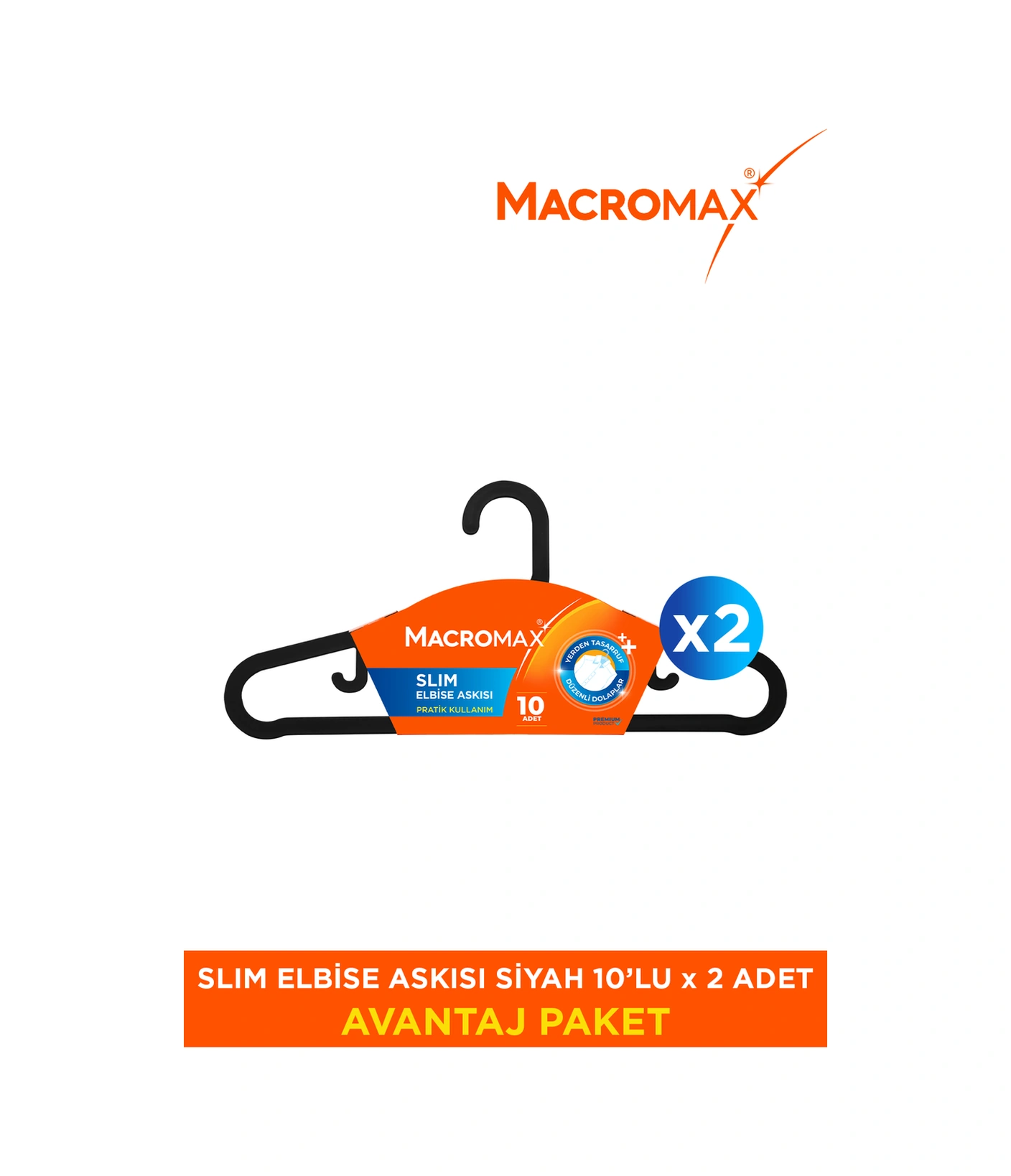 Slim Askı 10x2 - 20 Adet