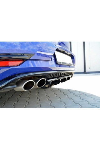 Volkswagen Golf 7.5 Arka Tampon Difüzör Gti Çift Çıkış 2017-