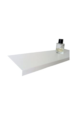 Yankı-BYEG 2li 70 cm 80 cm Mat Beyaz Mdf Duvar Rafı Gizli Bağlantı Kitaplık