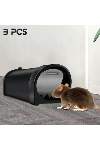 Createtech Homyl 3x İnsancıl Fare Kapanı - Öldürmeyen Fare Kafesi Kapanı