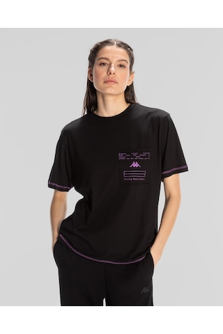 Kappa Authentic Kage Kadın T-Shirt-Siyah