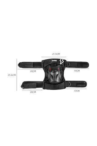 Pazly Ücretsiz Nefes Alabilir Reflektif Motosiklet Dizlik Ve Dirseklik Seti - Siyah/sarı