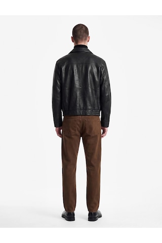 Koton Cepli Normal Bel Pamuklu Vintage Straight Fit Jean Pantolon Haki 7wam40261nd