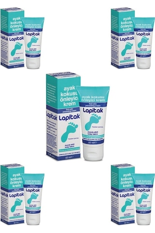 Lapitak Ayak Kokusu Önleyici Krem 5 x 60 ML