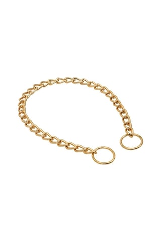 Doggie Altın Rengi Zincir Boğmalı Tasma 3x50 50 CM