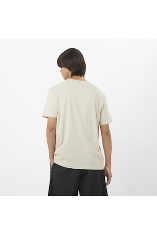 Salomon Logo Tee M Raıny Day// Erk T-shırt Lc2526300 Beyaz