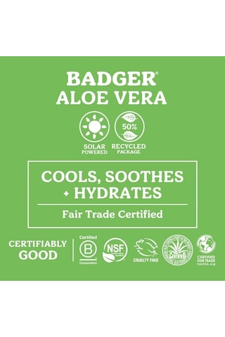 Badger Clear Zinc Kokusuz Güneş Kremi SPF40 87 ML + Aloe Vera Jel 118 ML