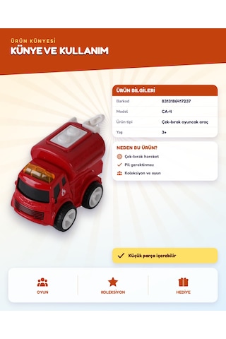 Küçük Boy İtfaiye Araçları Ca-4