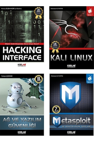 Global Hacking ve Güvenlik Seti 4 Kitap Takım  -  Komisyon  -  Kodlab