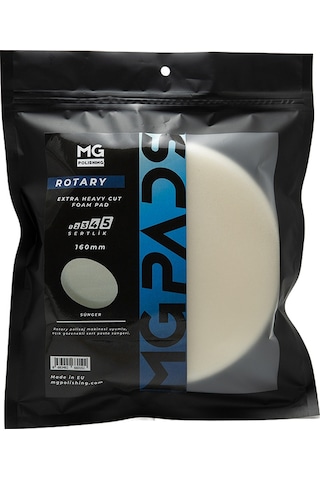 Mg Pads Rotary Extra Ağır Kalın Kesim Pasta Süngeri Beyaz - 160