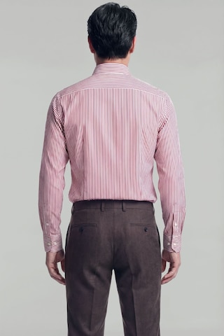 Bisse Regular Fit İtalyan Yaka Cepsiz Pamuk Bordo Erkek Gömlek Gmczg4kbı242060 C25 Bordo