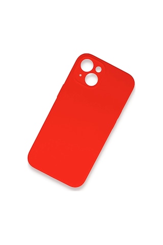 Newface Apple, Uyumlu iPhone 13 Mini Kılıf Lansman Legant Silikon Glblseme - 90 - Kırmızı