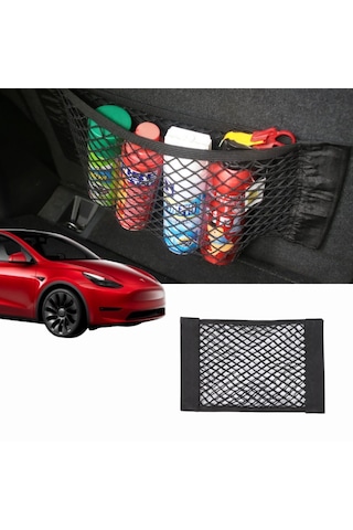 Tesla Model Y - Model 3 Yapışkanlı Çok Amaçlı File - 40x25 Cm - Siyah