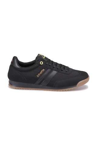 Kinetix Halley Siyah Unısex Sneaker Kauçuk Taban Siyah