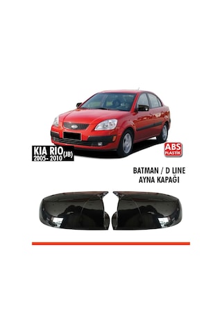 Kia Rio Jb Batman Yarasa Ayna Kapağı Piano Black / 2006-2012 Kia Rio Jb Batman Yarasa Ayna Kapağı Piano Black / 2006-2012