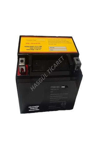 Hsgl Motorsiklet Akü 12n5l-bs Batarya 12v5ah/10hr Dik Akü N11.3926